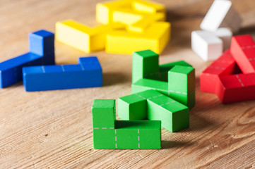 wooden puzzle blocks toy