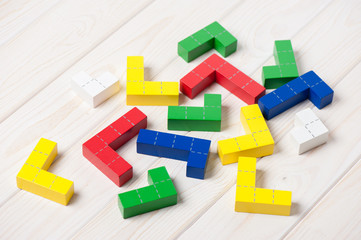 wooden puzzle blocks toy