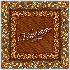 Decorative vintage design