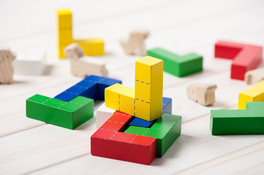 wooden puzzle blocks toy