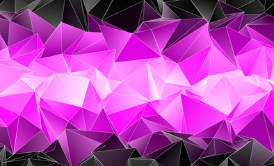 Fototapeta premium Polygonal background. Abstract triangulated texture