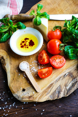 Organic food concept