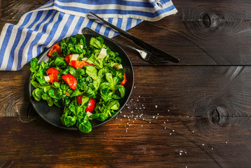 Organic food concept