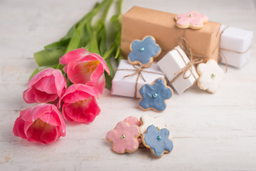 cookies and flowers