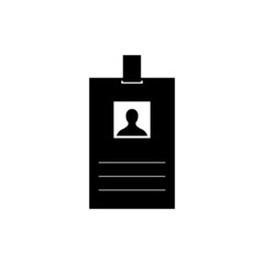 Business press pass id card lanyard icons vector layout isolated. Holder, ID card for security at the conference illustrate