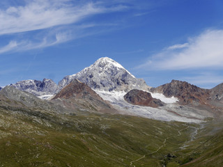 Gran Zebrù e rifugio Pizzini