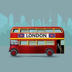 A Red London Doubledecker Bus