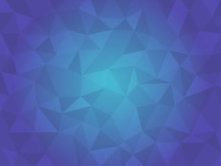 Obraz premium Blue abstract polygonal background. 