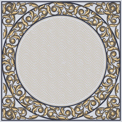 Ornate vintage decorative frame