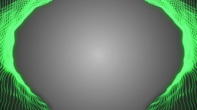 ellips for text and pictures. the eye of insight. mathematical constructions. old computer style. green holographic series. place for the text. cinematic business background. seamless loop.