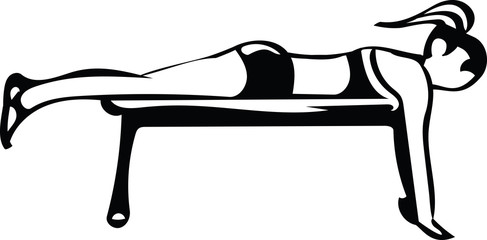 Beautiful sporty fit woman