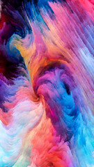 Colorful Paint Stream