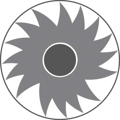 hélice de dezesseis pontas