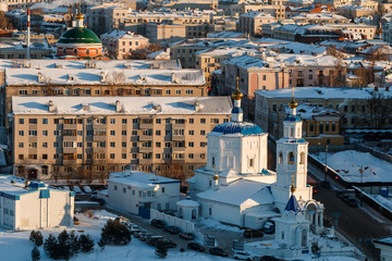 Fototapeta premium urban landscape kazan tatarstan