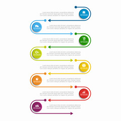 Infographic template. Vector illustration. Can be used for workflow layout, diagram, business step options, banner.