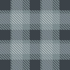 Tartan Seamless Pattern Background. Grey Plaid, Tartan Flannel Shirt Patterns. Trendy Tiles Vector Illustration for Wallpapers.