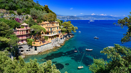 Fototapeta na wymiar view of Portofino, Italy