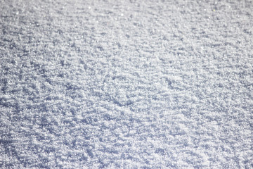background of fresh white snow winter outdoor
