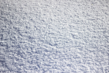 background of fresh white snow winter outdoor