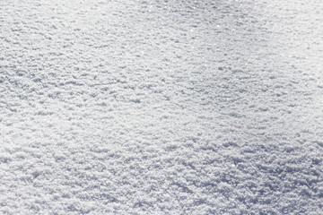 background of fresh white snow winter outdoor