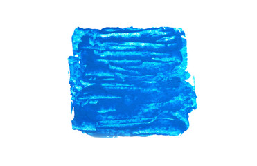 Blue ink background painted by brush.