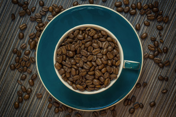 cup of coffee beans