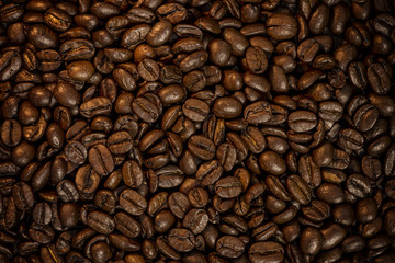 coffee beans full frame