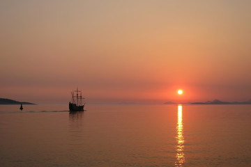 Obraz na płótnie Canvas dubrovnik croatia sea view