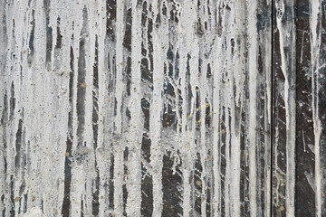 Obraz premium Texture of white paint dripping on wall