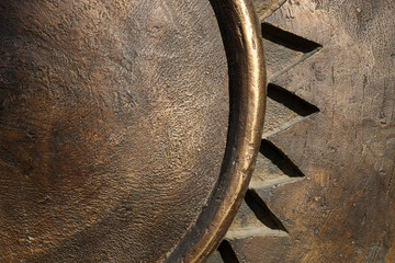 Bronze plate texture