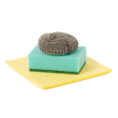 Kitchen tools for cleaning, rag for cleaning sponge for washing dishes metal brush