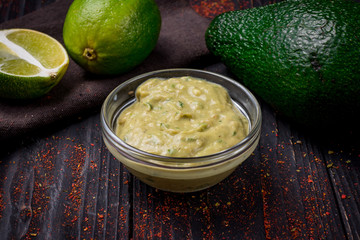 Mexican sauce guacamole
