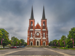 Fototapeta na wymiar Czestochowa Cathedral in Poland