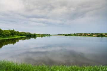 The pond (dam) on the Malaya Tokmachka River