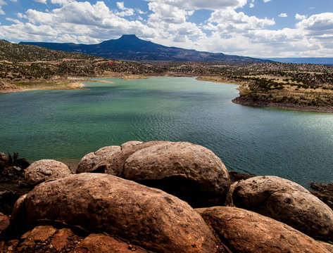 Cerro Pedernal from Abiquiu Reservoir