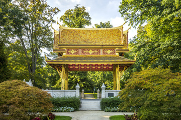 Obraz premium Siamesischer Tempel Thai-Sala, Bad Homburg vor der Höhe 