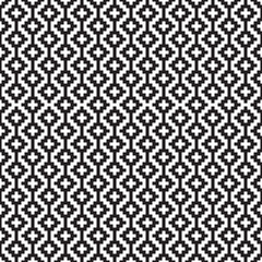 Seamless abstract geometric jacquard quilt square trellis pattern