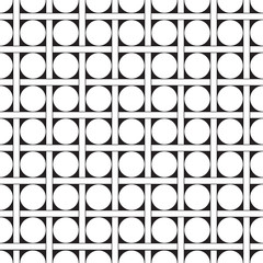 Seamless geometric dot and check weave pattern background