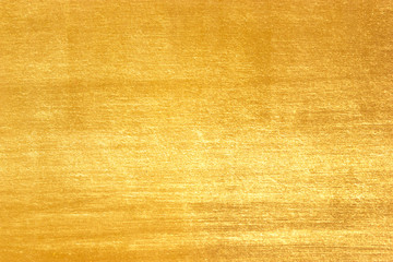 Shiny yellow leaf gold foil texture