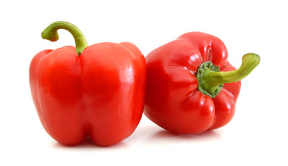 red pepper isolated on white background