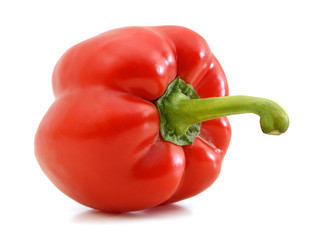 red pepper isolated on white background