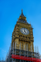 London has a lot of construction going on in the city as well as Big Ben and Westminster Abbey getting some work done.