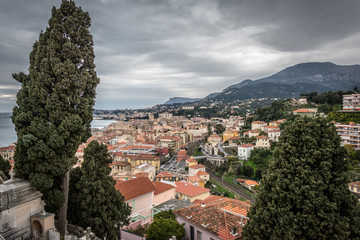 Attractions and architecture of the French city of Menton