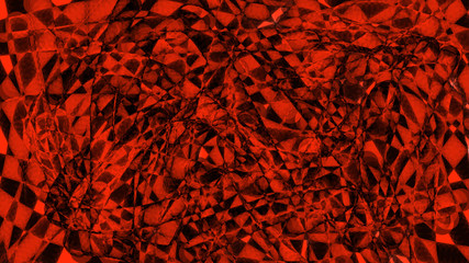 Abstract red mystical art line background