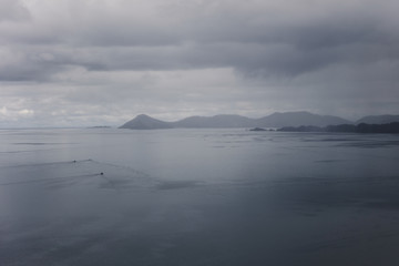 Calm water surface