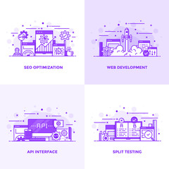 Flat line Purple Designed Concepts 13