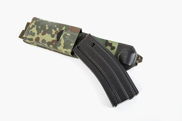 Single Mag Pouch with camouflage, military product