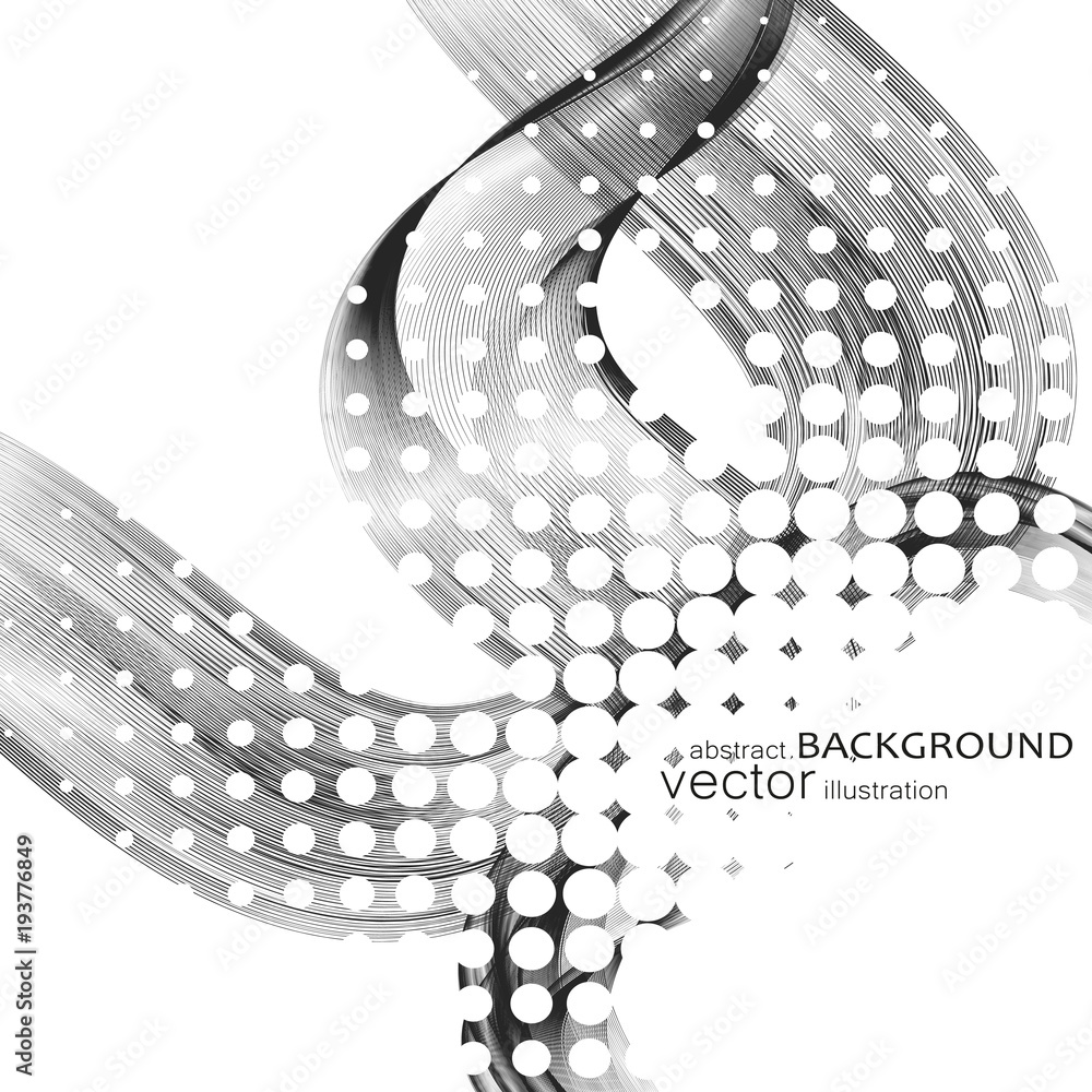 Poster abstract backgrounds with colorful wavy lines. elegant wave design. vector technology.