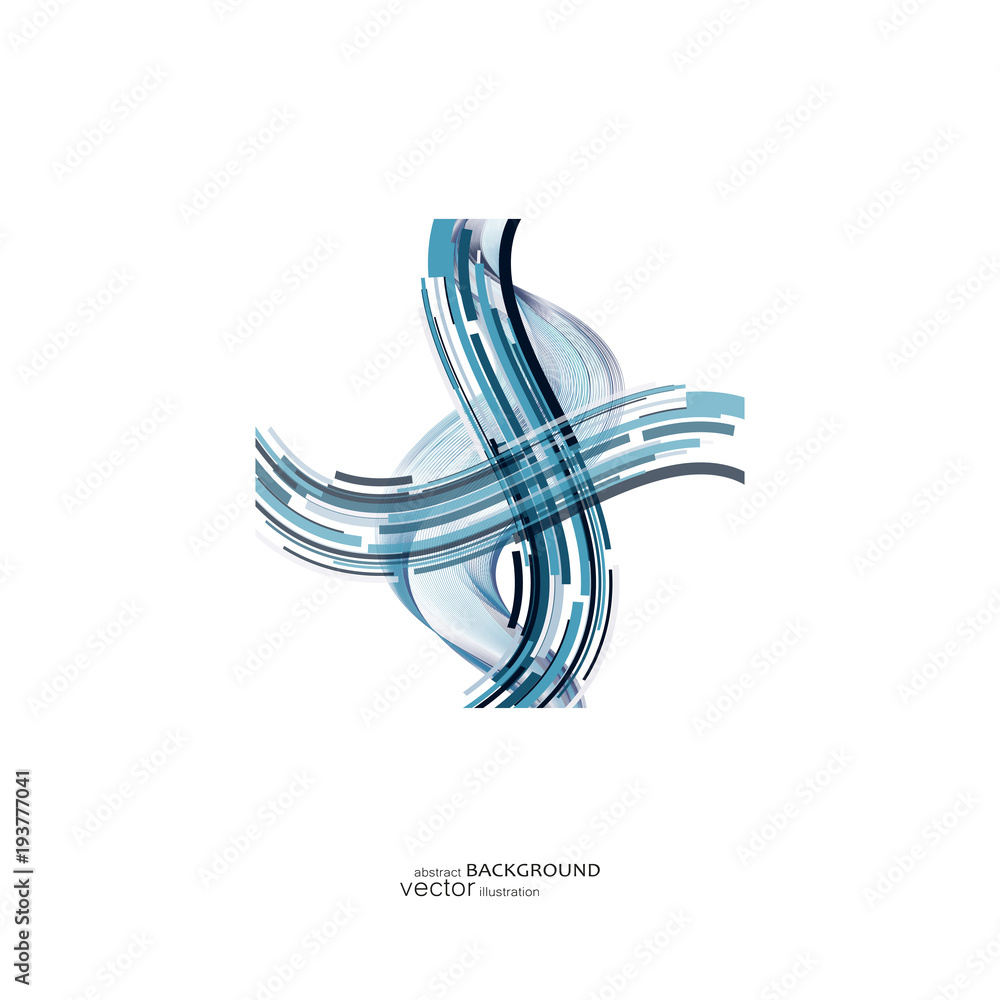 Poster abstract backgrounds with colorful wavy lines. elegant wave design. vector technology.