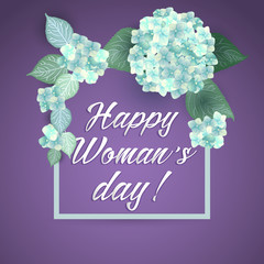 8 March Women s Day greeting card template